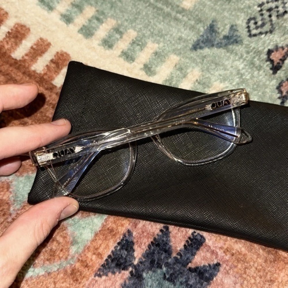 Quay Australia Blue Light Clear Lenses Hardwire Mini View 4